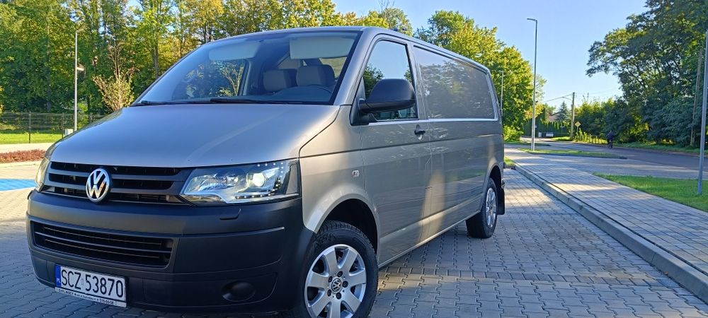 VW Transporter T5 Long DSG 2.0 140KM FV23% z POLSKIEGO SALONU