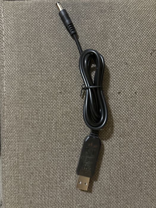 Кабель для роутера DC-DC перетворювач 5v-12v, 5v-9v