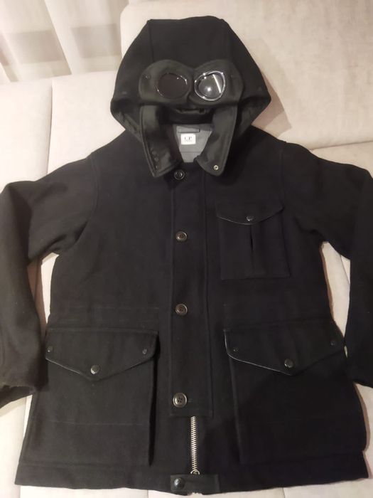 C.P. Company jacket C.P. Duffel LA MILLE JACKET BLACK куртка пальто
