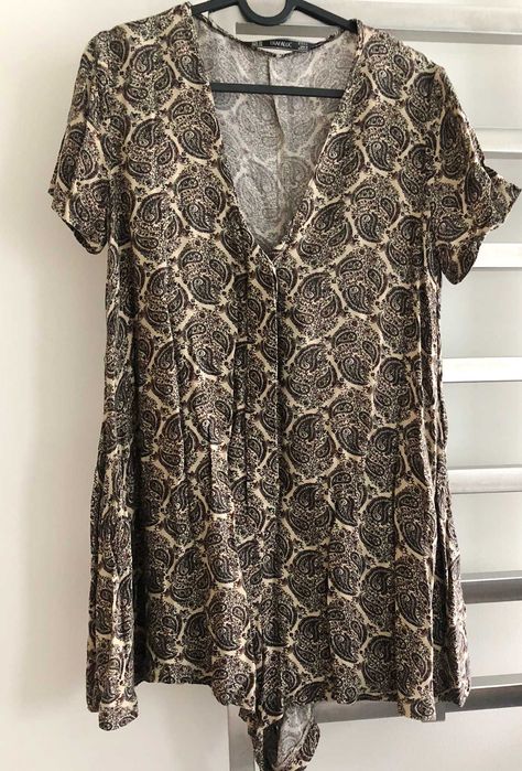 Macacão em algodão estampado da Zara