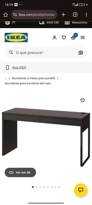 Secretária IKEA como nova
