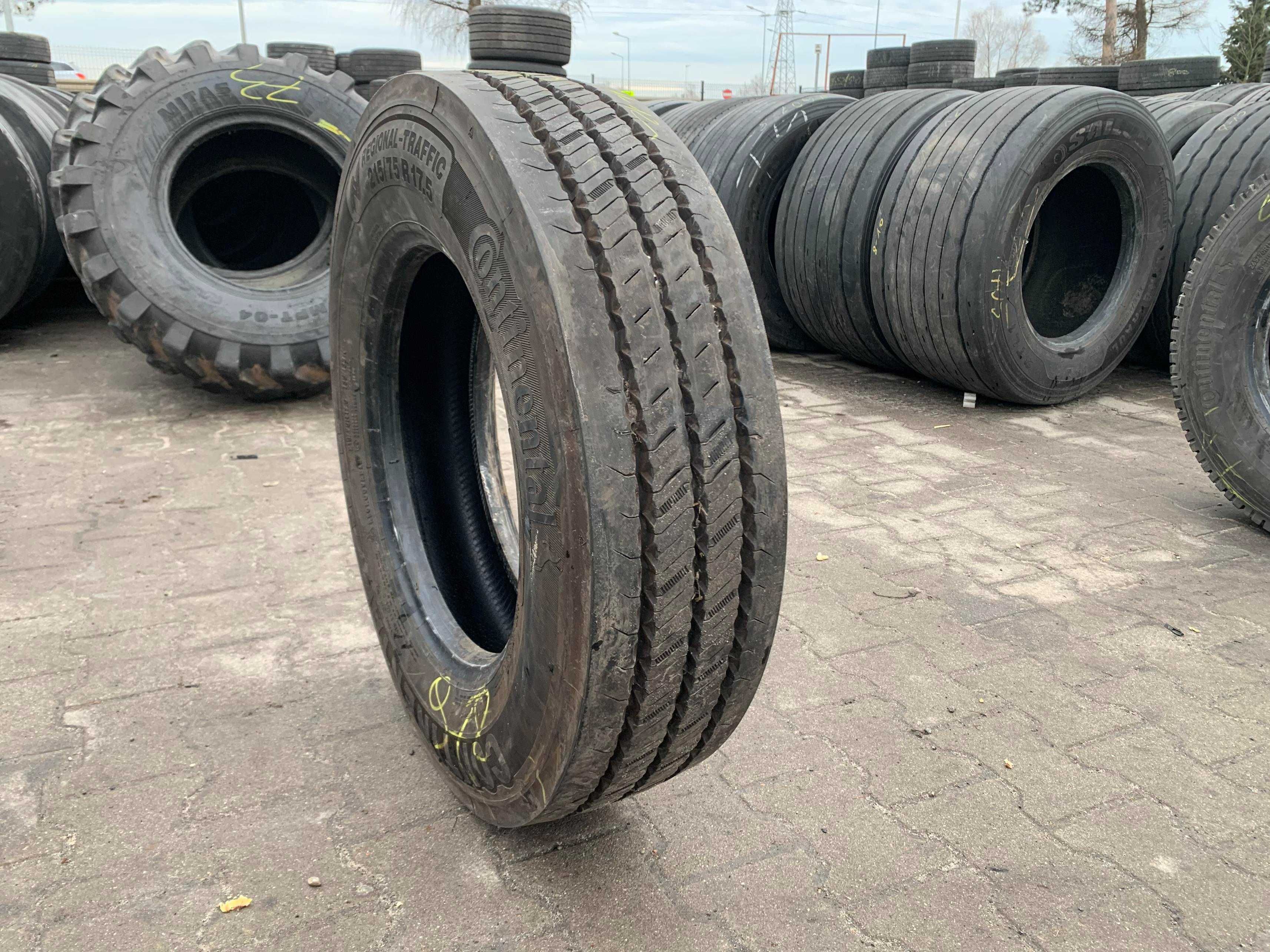 215/75R17.5 Opona CONTINENTAL HTR2+ 11-12mm Naczepa HTR 2+