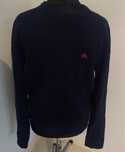 Simon Carter London męski granatowy sweter angielski szetland r. L war