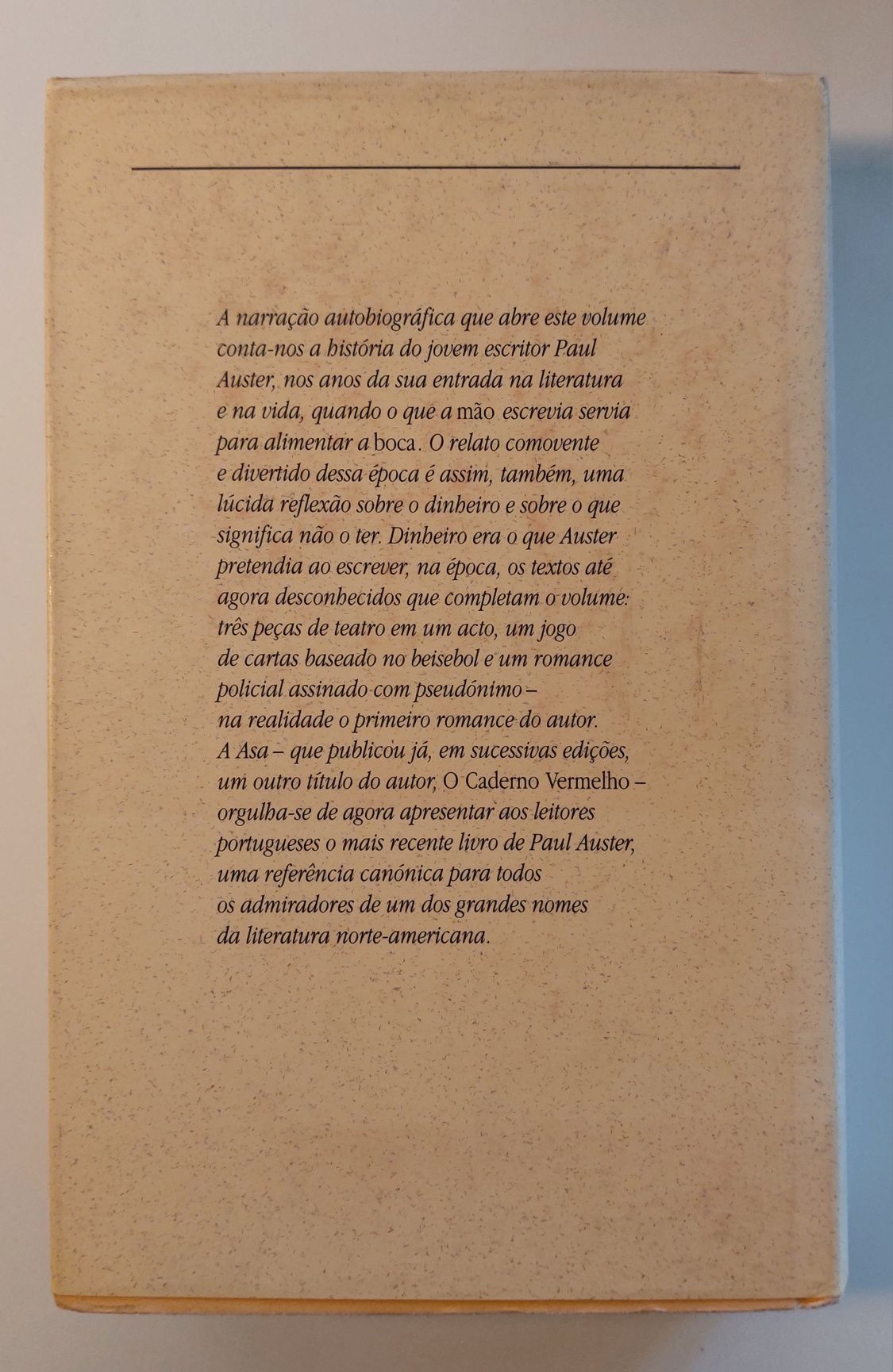 Paul Auster - Da mão para a boca