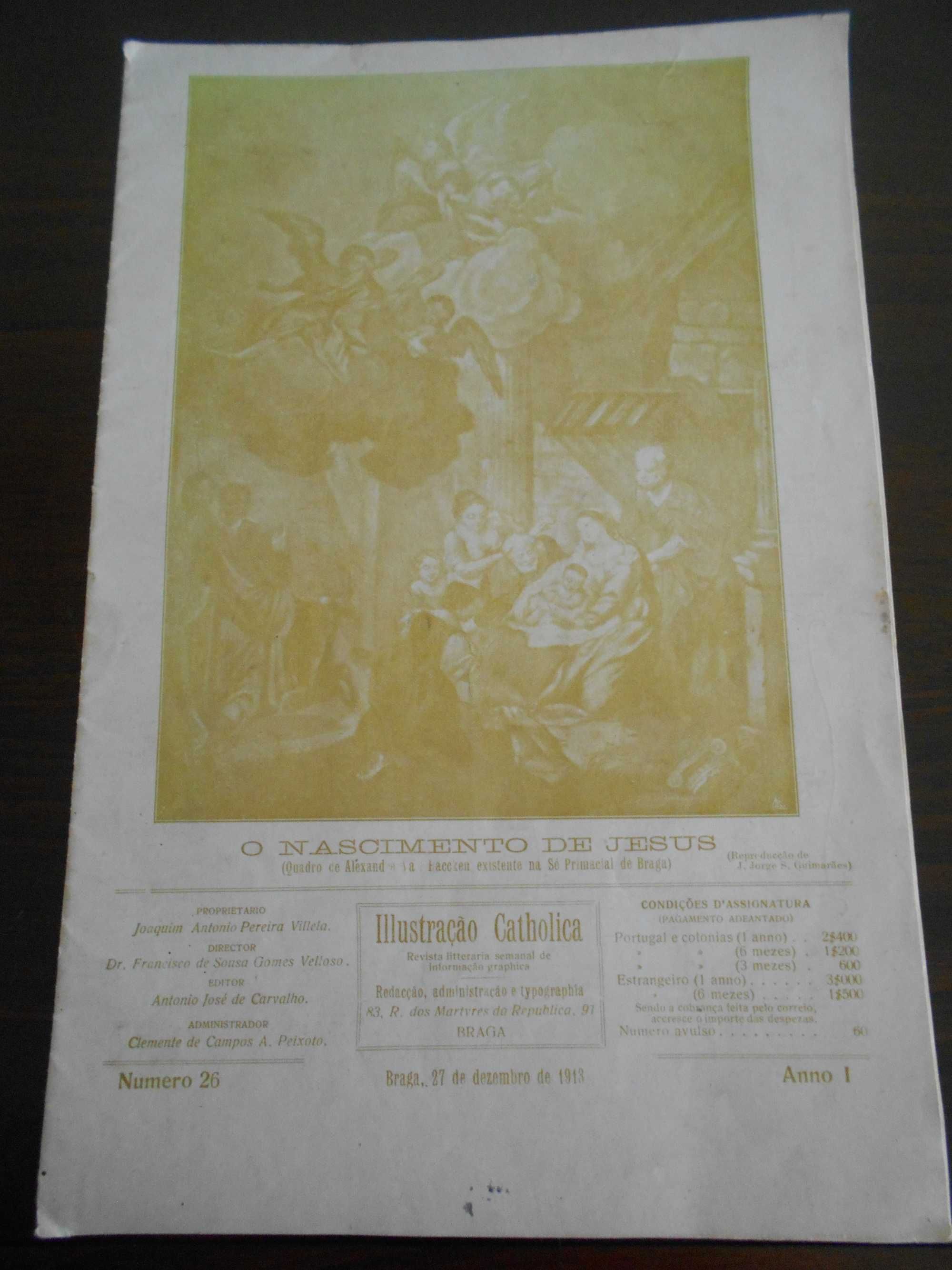 11 Revistas "Illustração Catholica" Anos de 1913 a 1918.