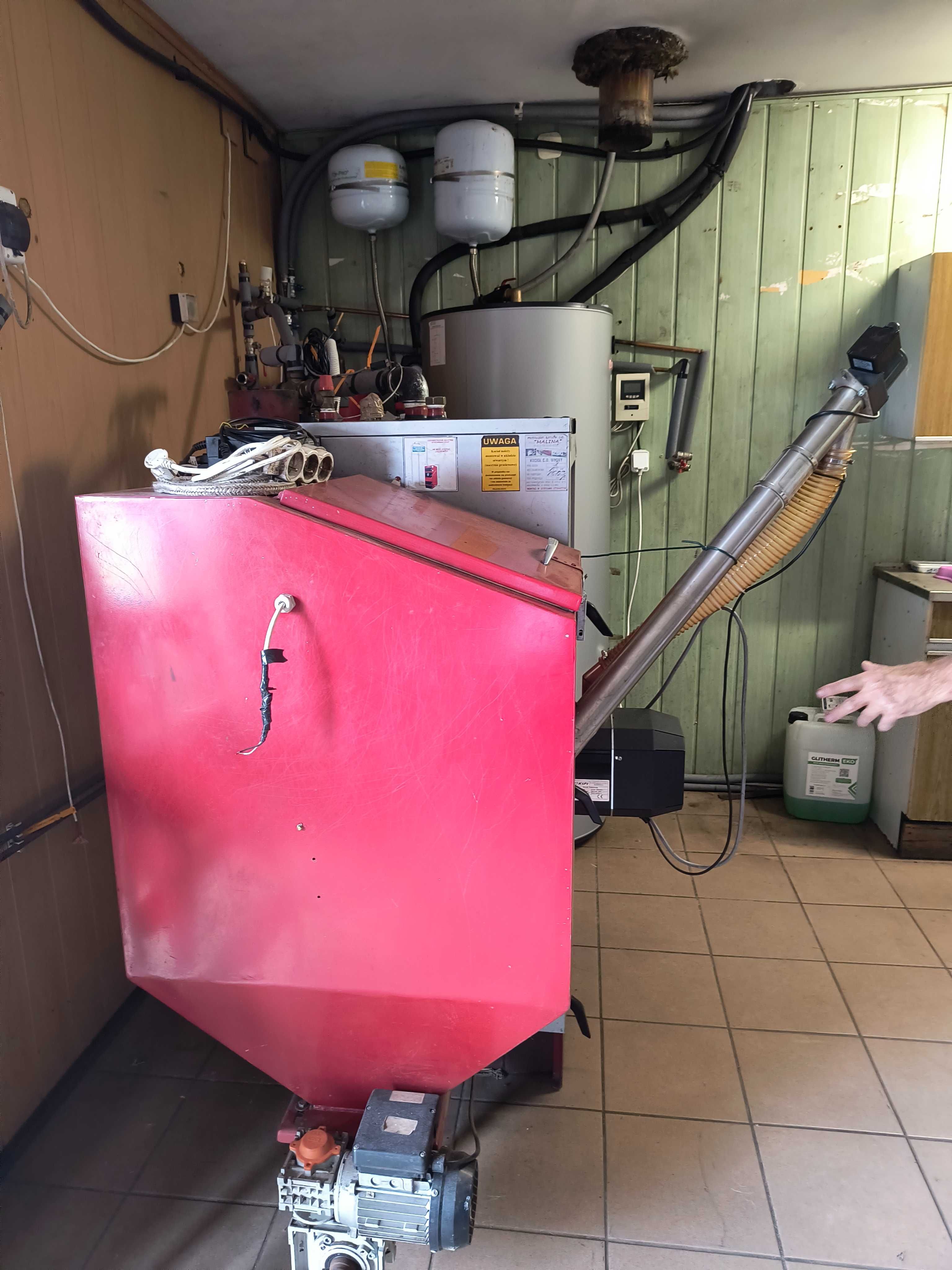 Piec CO na pellet z palnikiem obrotowym Kipi