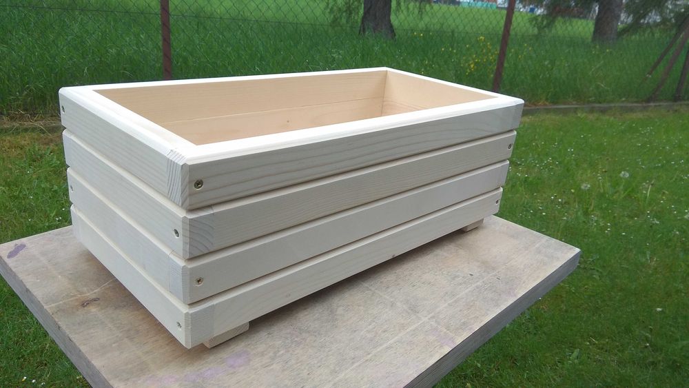 Wyprzedaż Donica drewniana donice drewniane skrzynka warzywniak