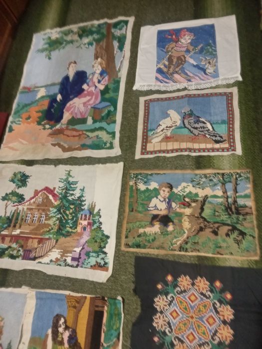 Картина вишивка старовинна