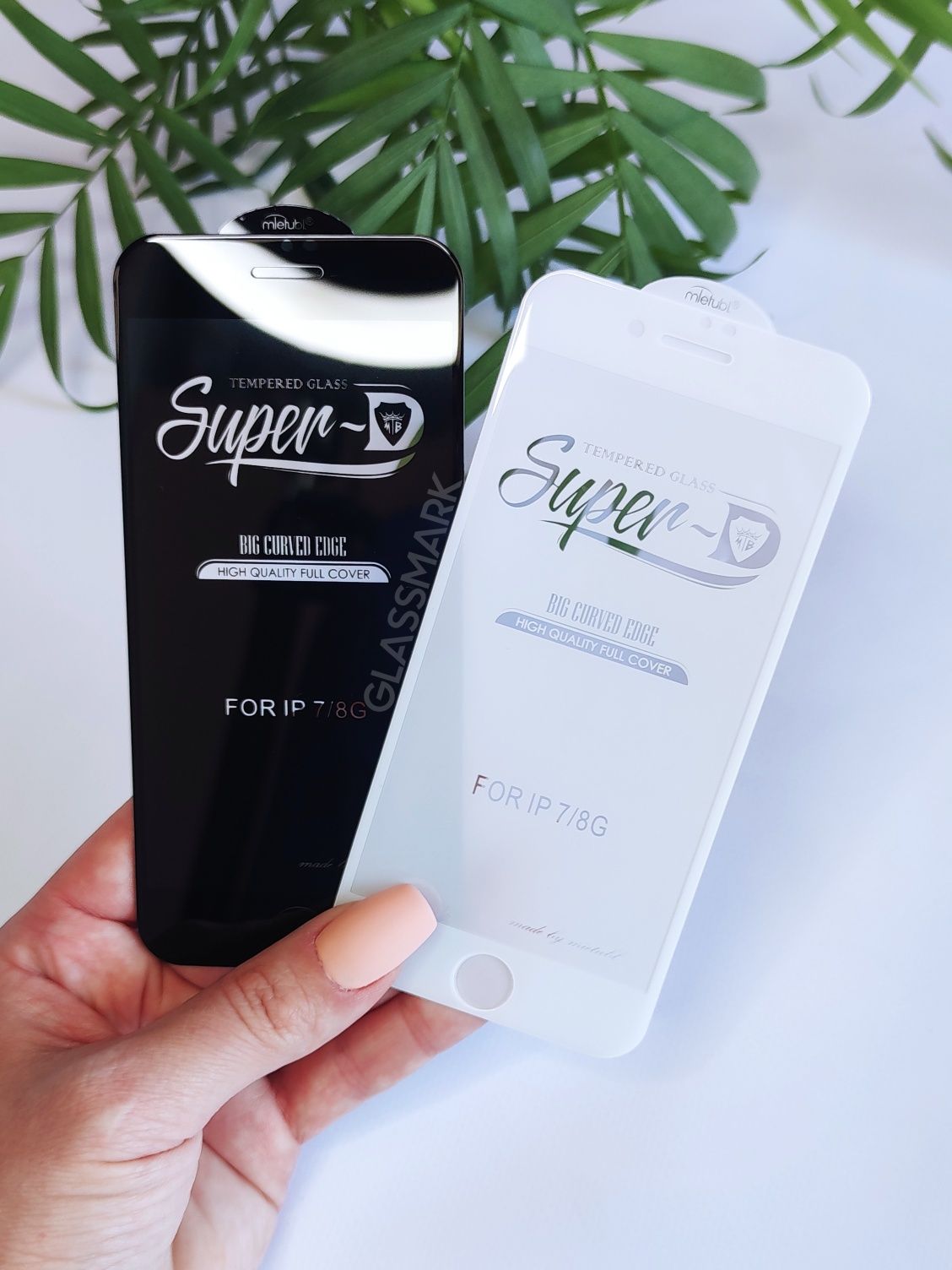 Захисне скло Super D iPhone 7 Plus 8plus защитное стеклo айфон8