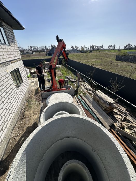 Септик під ключ, вигрибние ями, комуникации, дренажние поля