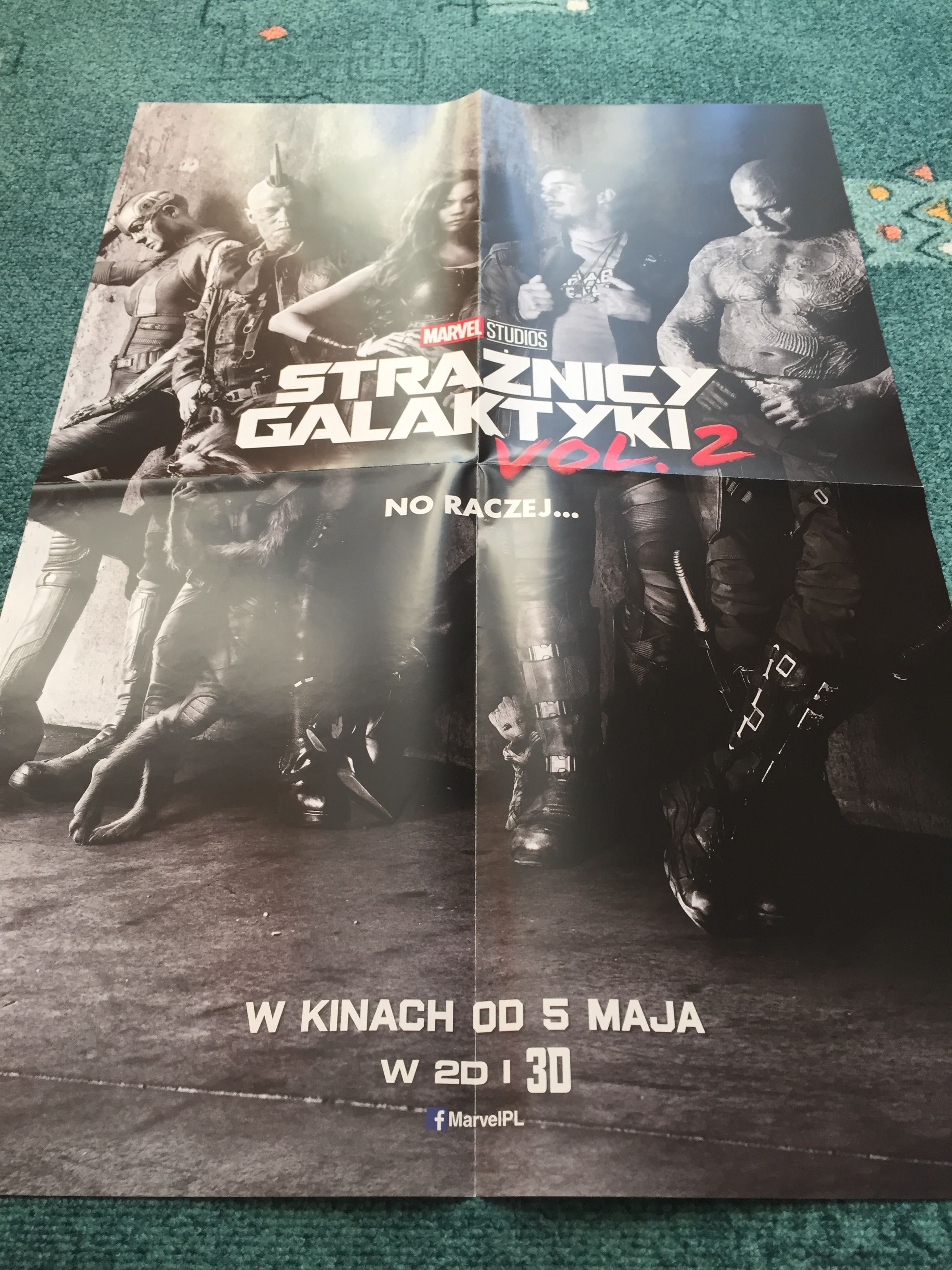 Plakat Strażnicy Galaktyki vol 2 Marvel studios jednostronny unikat