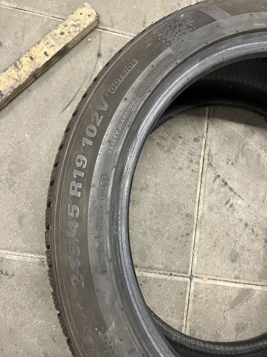 Opony zimowe 245/45/R19 KUMHO WinterCraft WP72 / 2023r - 2 sztuki