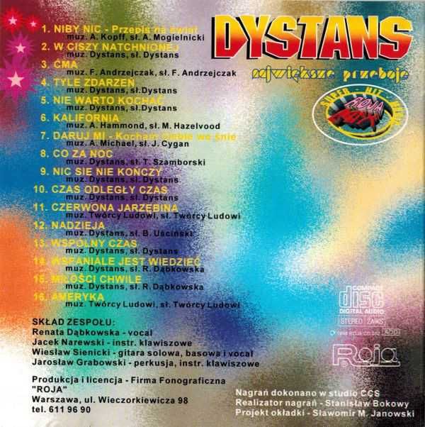 Rarytas Dystans Największe przeboje CD 1994 Roja Biały kruk na prezent