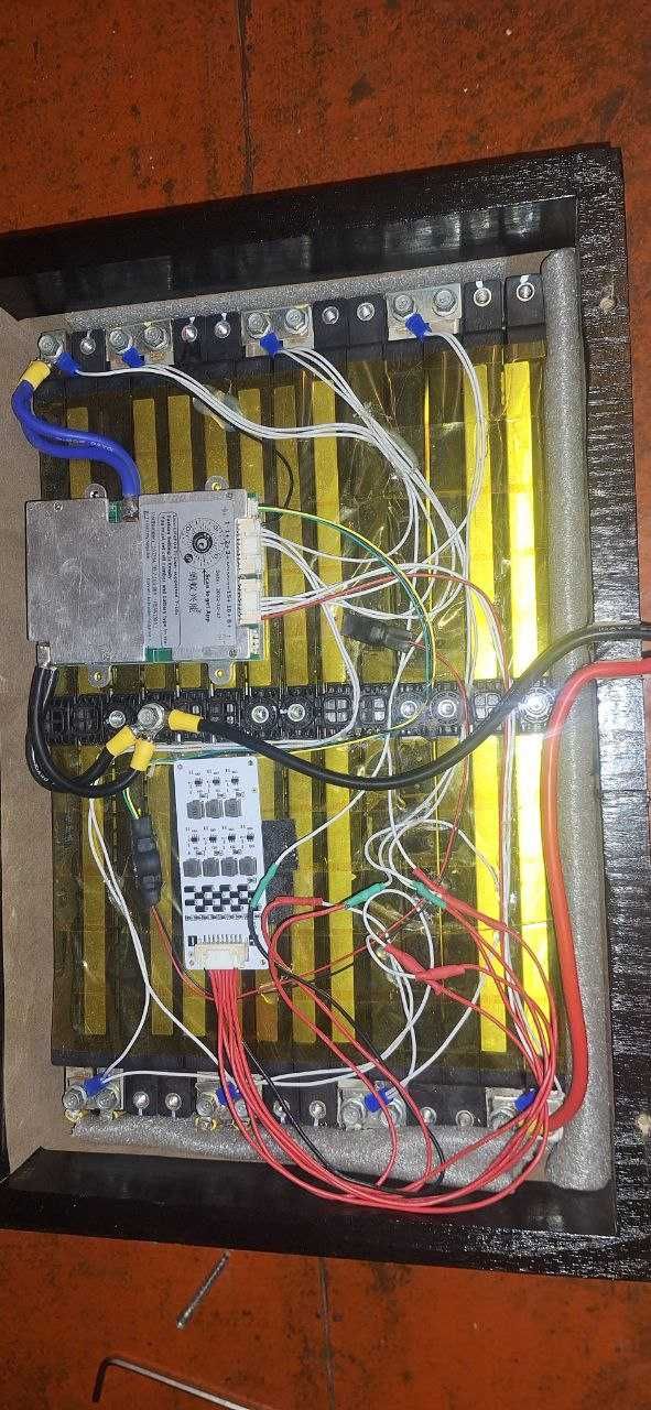 Аккумулятор 120AH 24v Li-ion с ant bms 40A, балансиром 2А