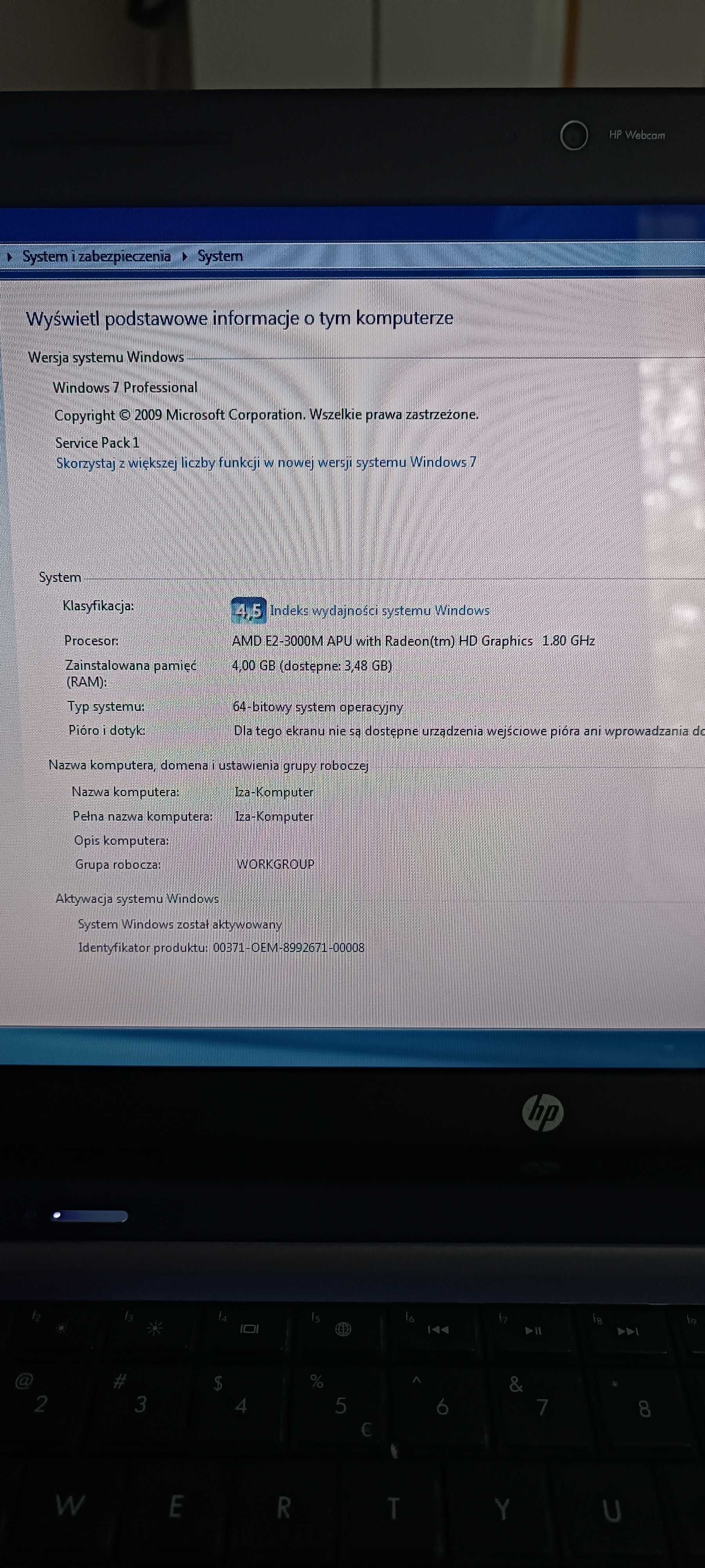 Laptop HP g6 - 1205sw