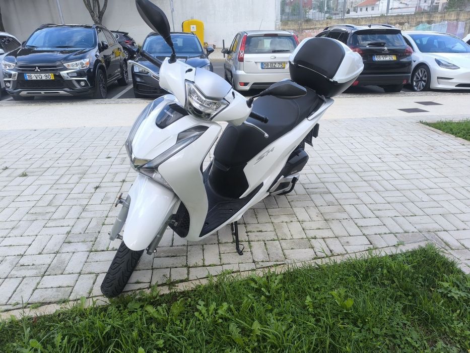 Honda sh125i branco perola