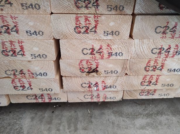 Drewno konstrukcyjne c24 skandynawskie strugane na dom 45x145