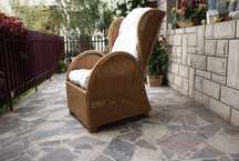 Fotel rattanowy TRON / rattan/ jasny ratan !