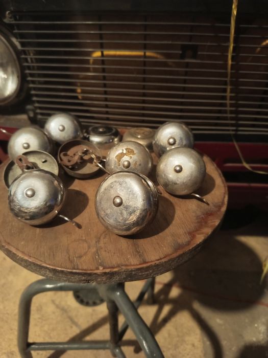 Pakiet starych dzwonków Romet Wigry karat zzr popularny flaming sokół