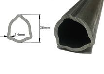 Rura wału WOM profilowana zewnętrzna trójkąt 36x3,4mm od 1m do 3m