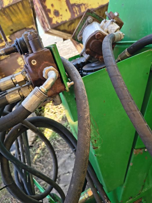 Pompa hydrauliczna wom z rozdzielacz 3 sek zbiornik filtry węże