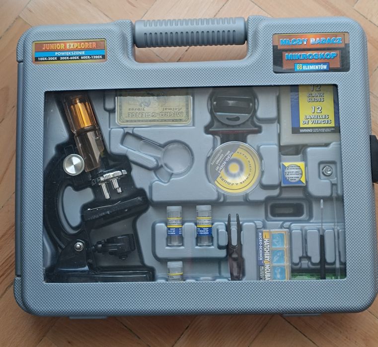 Młody badacz mikroskop 68 elementów