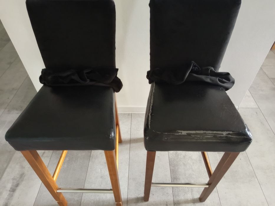 Hoker, krzesła barowe 2 szt