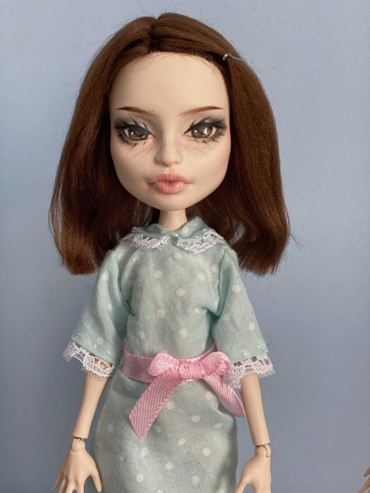 monster high lalki the shining twins lśnienie repaint ooak custom bjd