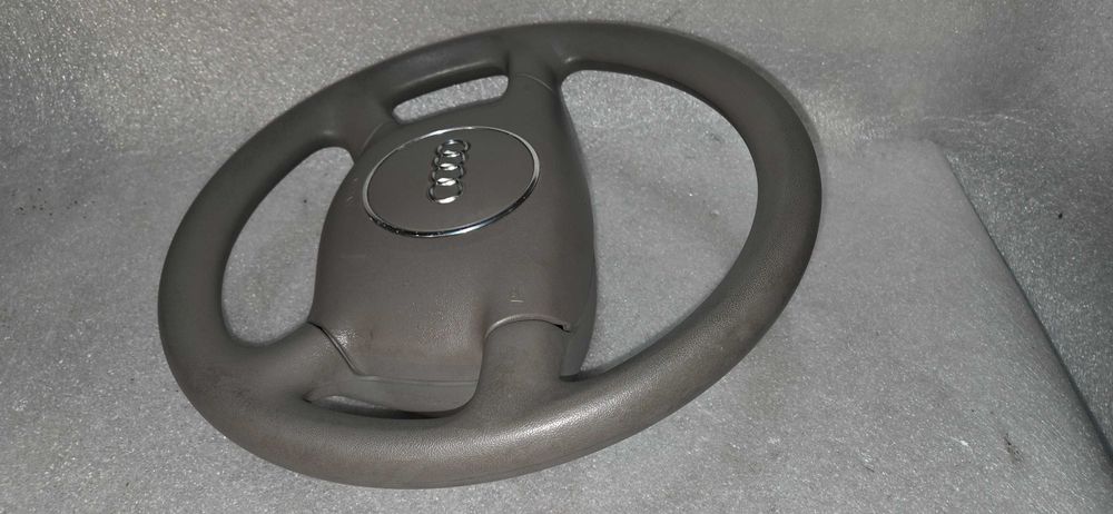 Kierownica jasna + poduszka Audi A2 A4 B6 kpl