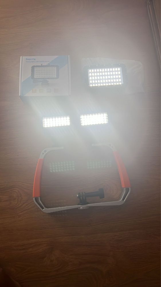 Estabilizador e flashes para mergulho com Gopro