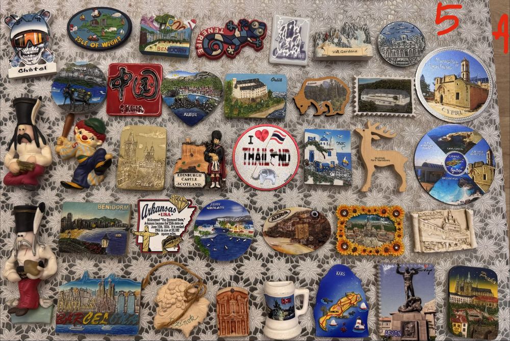 Magnesy na lodówkę