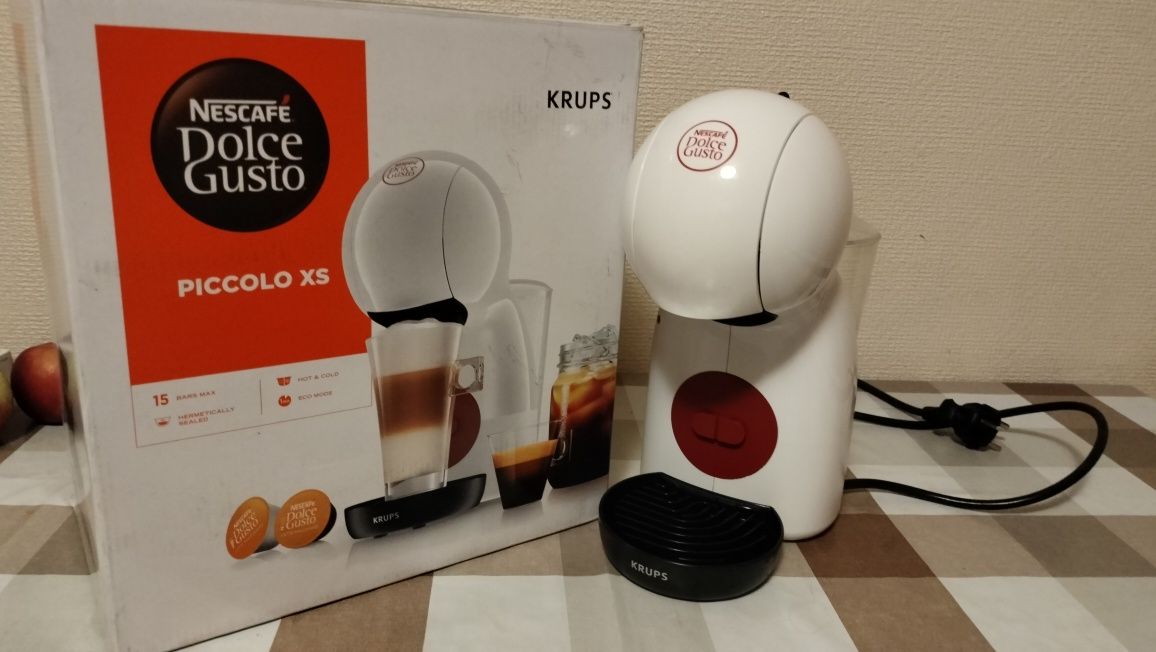 Капсульна кавоварка еспресо Krups Nescafe Dolce Gusto Piccolo XS White