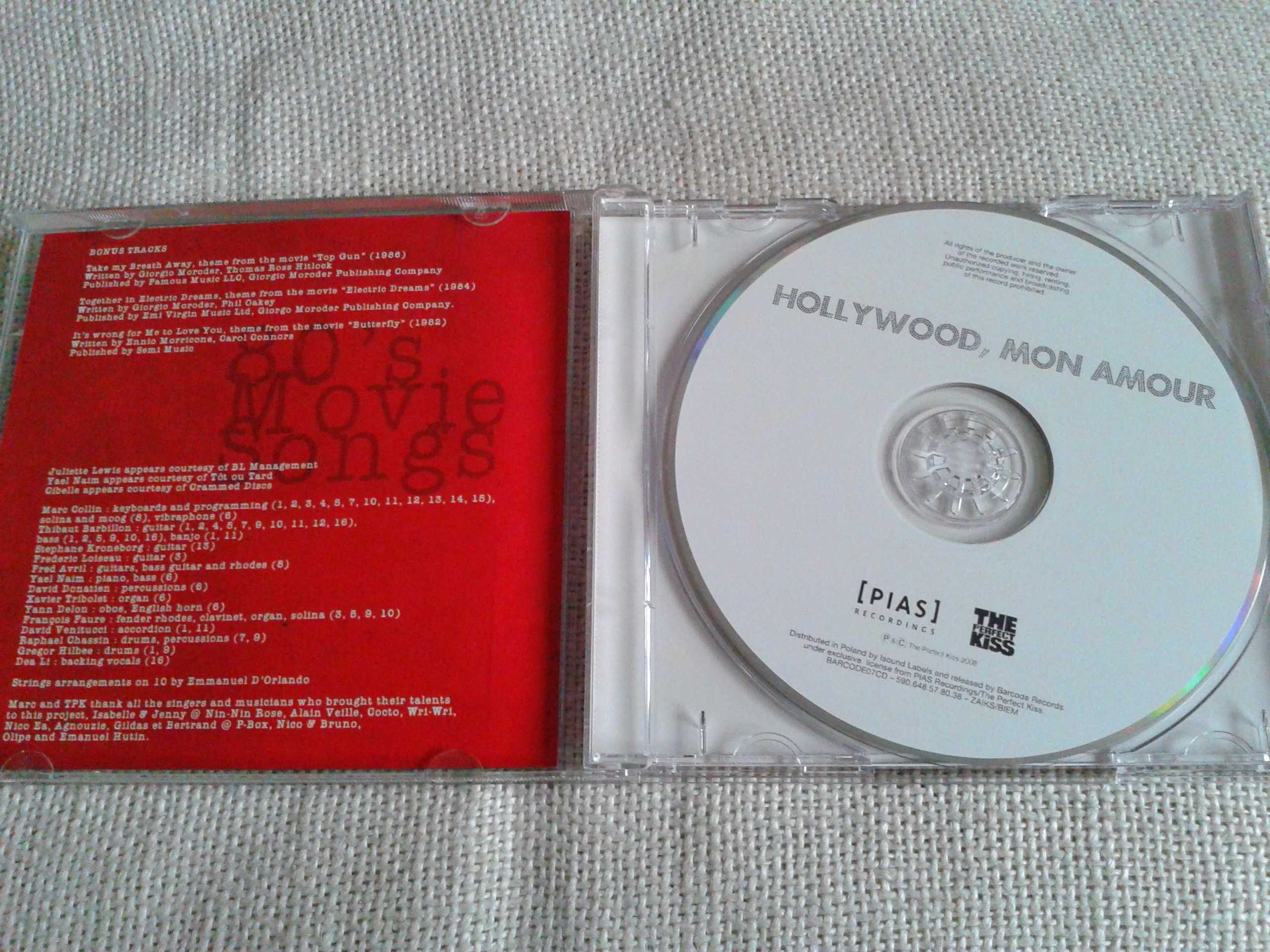 Hollywood Mon Amour  CD