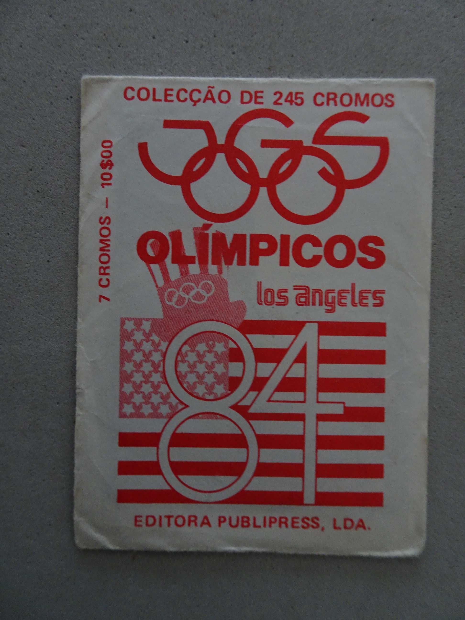 Carteira de cromos fechada Jogos Olímpicos Los Angeles 84 - Tintin