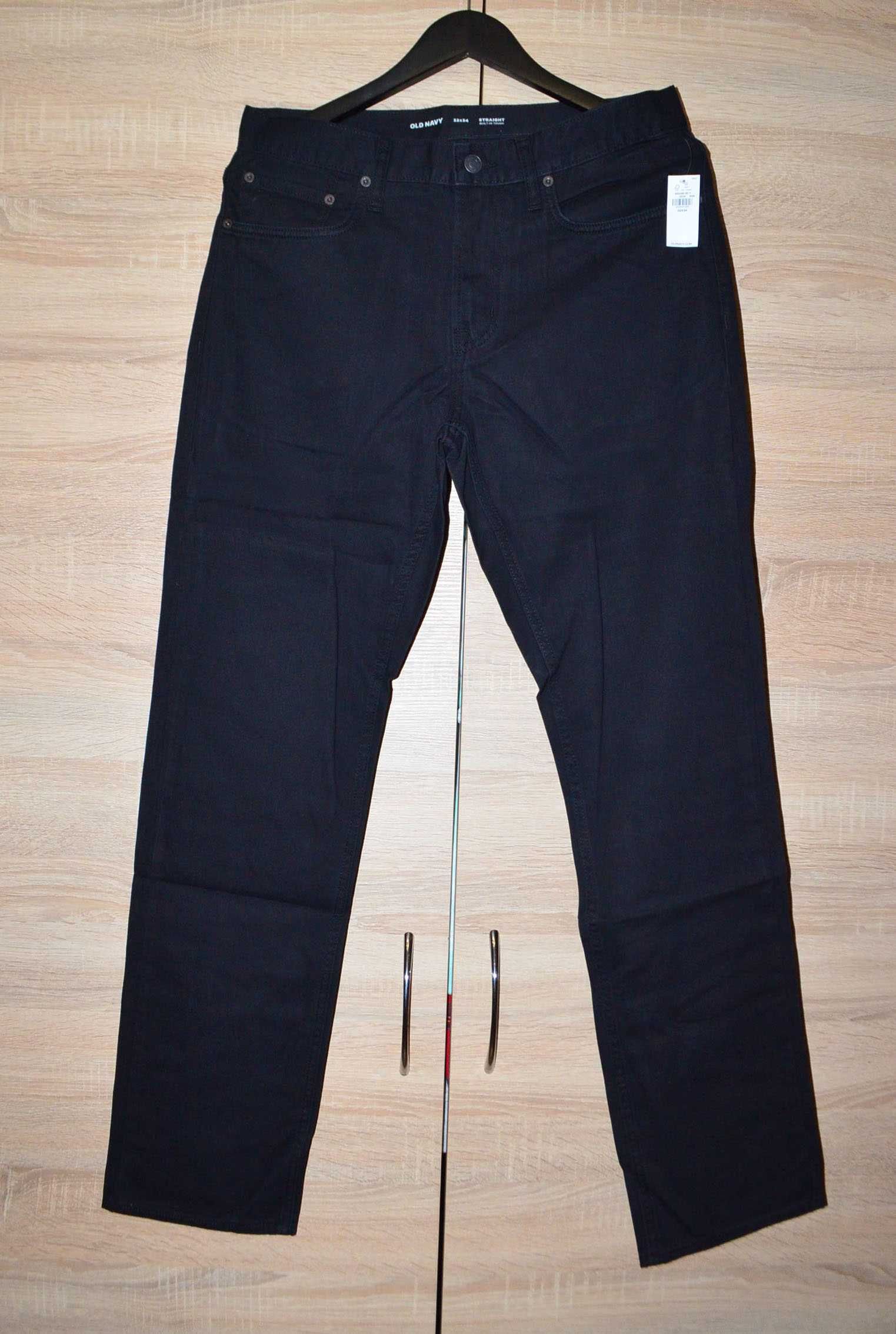 Прямые черные джинсы Old Navy 100% хлопок 32 размер
