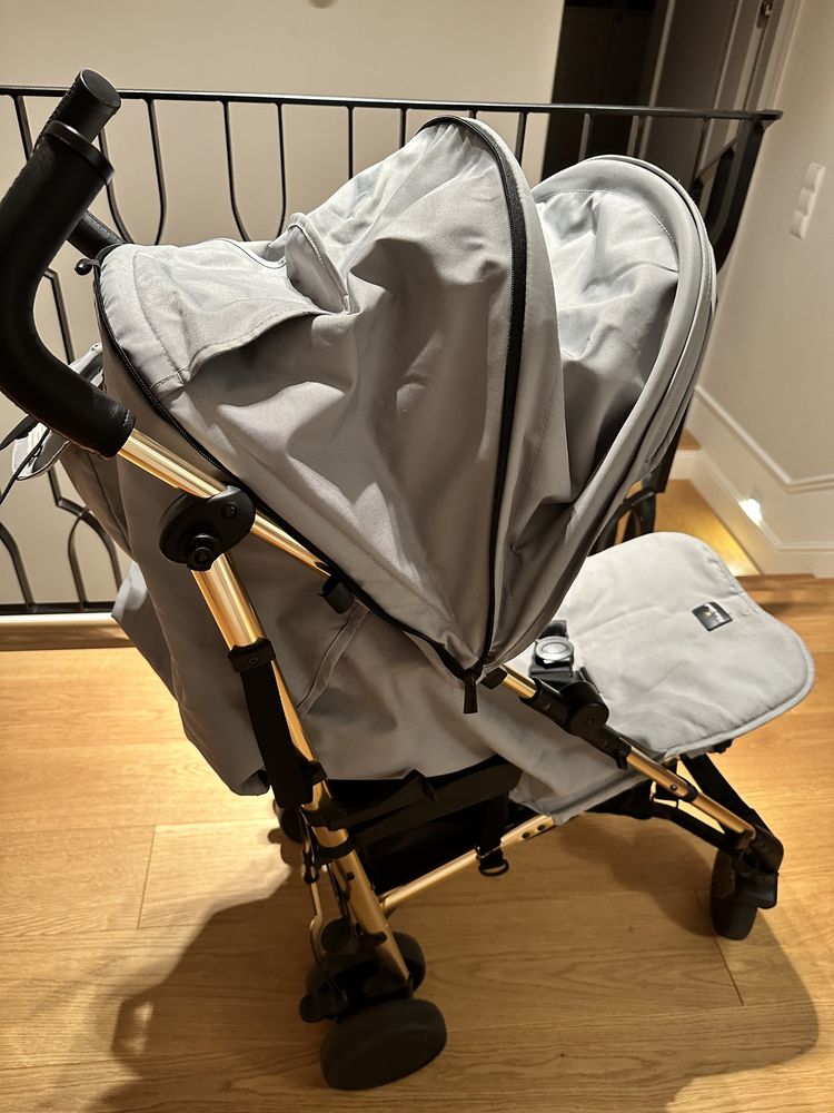 Wózek spacerowy Elodie Details Stockholm Stroller Golden Grey