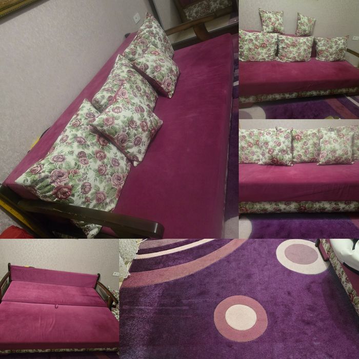 Диван двуспальный  и ковёр в подарок