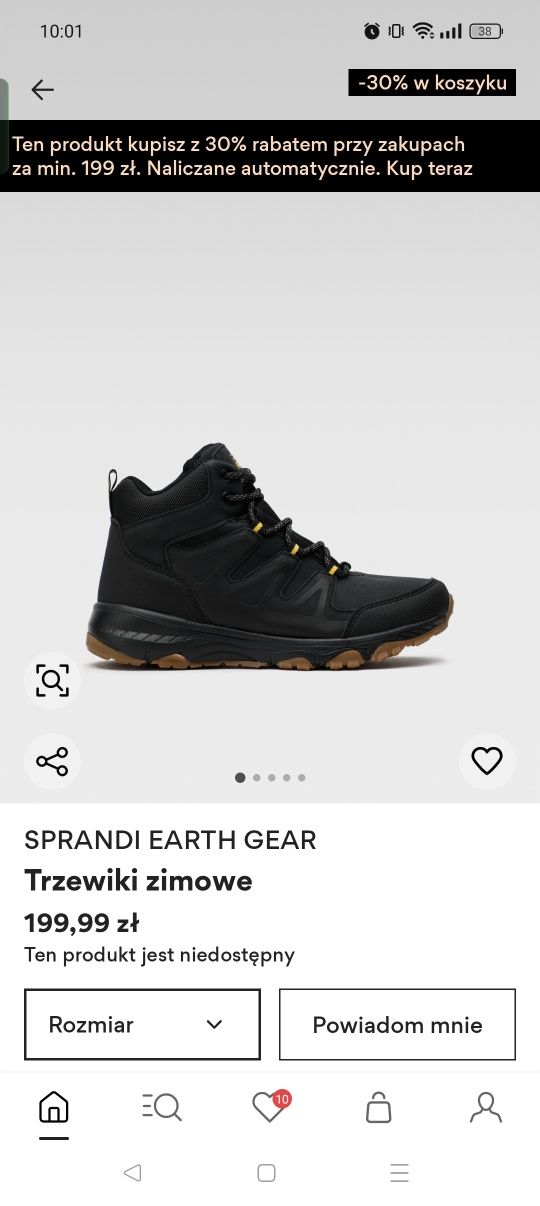 Zimowe buty z CCC, rozmiar 37, dla dziecka, młodzieżowe