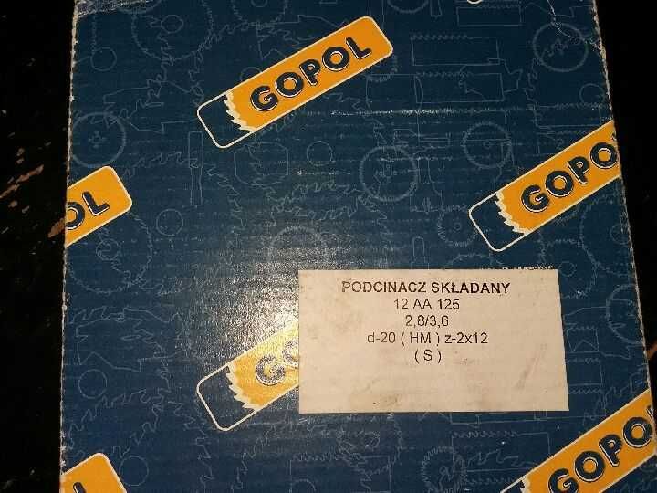 Podcinak skladak Gopol 12AA 125x22x 2x12z 2.8/3.6