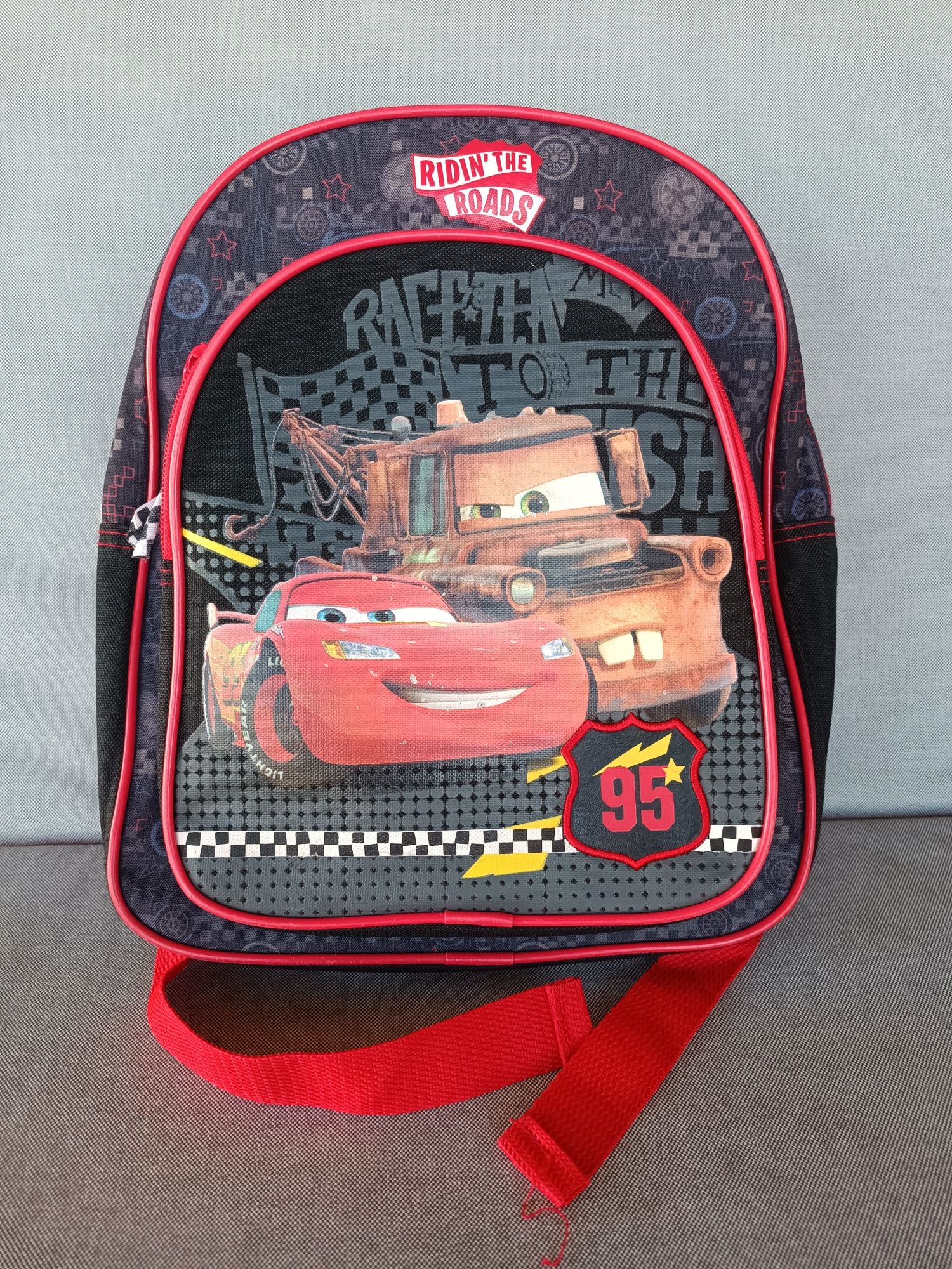 Mochila pré escolar com o Faísca McQueen