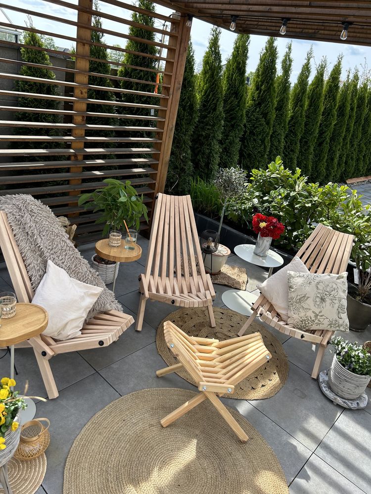 Nowoczesne krzesło do ogrodu leżak ogrodowy meble na taras ogrodowe hi