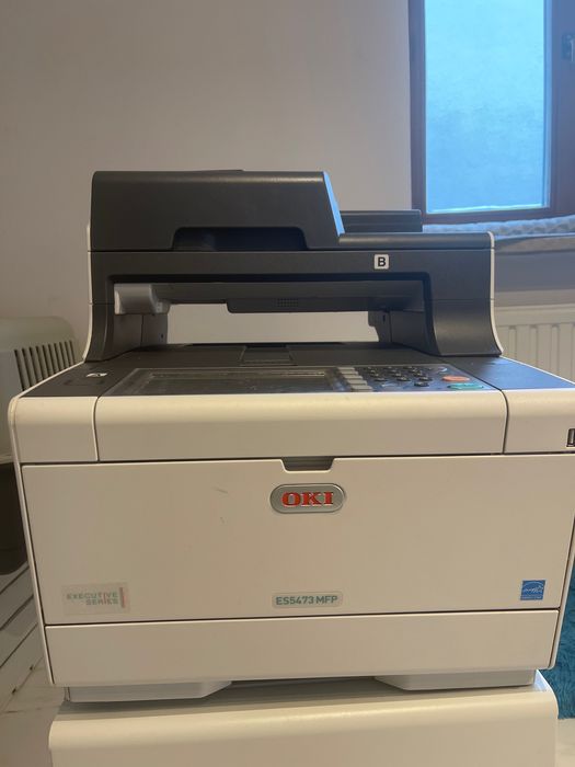 Drukarka kolorowa OKI es5473mfp. Kombajn multifunkcyjny z tonerami