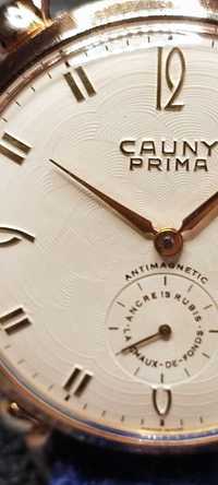 Relógio Cauny Prima, anos 50, 38,5 mm de diâmetro