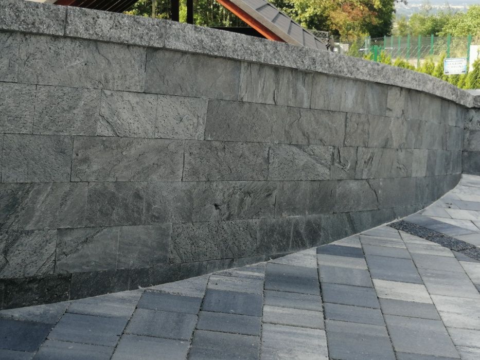 Płytki Łupek Silver Grey naturalny 30x60x1,2 cm Kamień Naturalny
