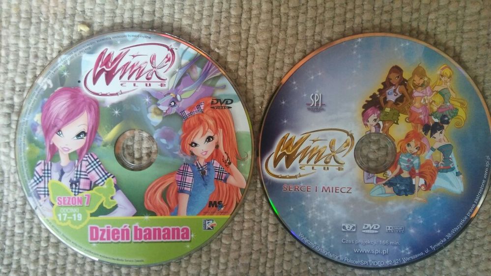 Lalka+ filmy Winx+gratis:Witch,Friends dvd
