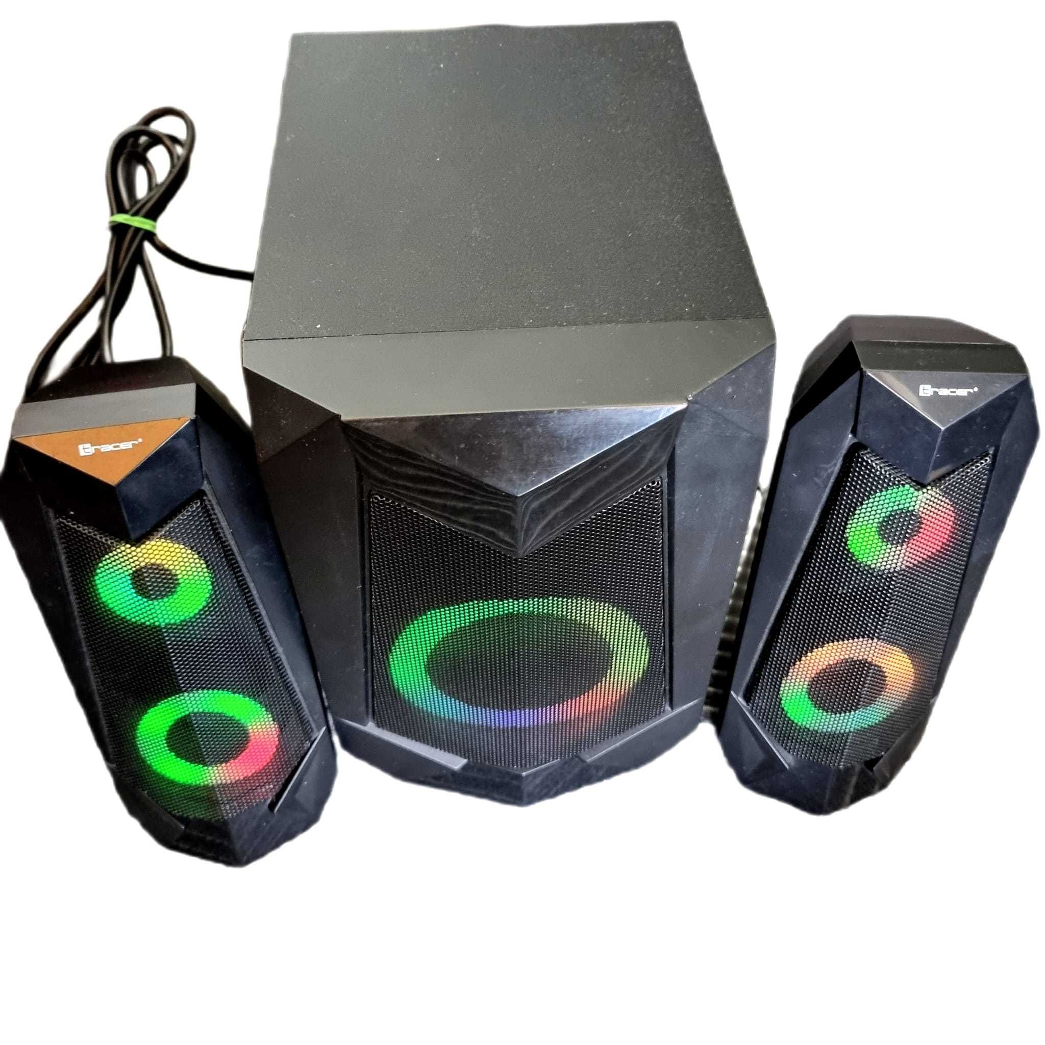 Głośniki 2.1 Tracer Hi-Cube BT RGB Flow 20W