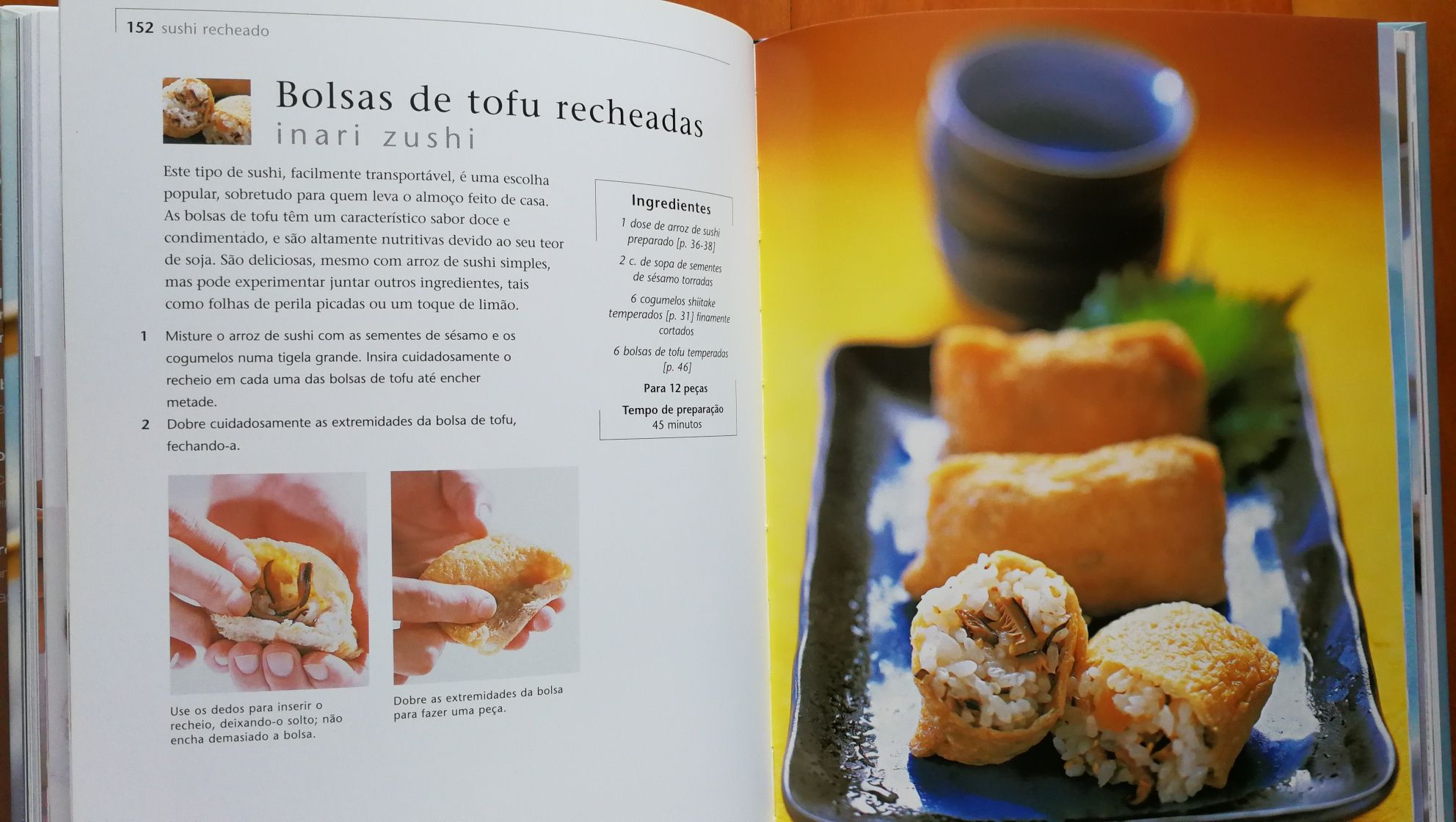 NOVOS l Livros Sushi e Petiscos