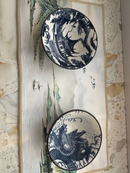 Піали для чаю з драконом