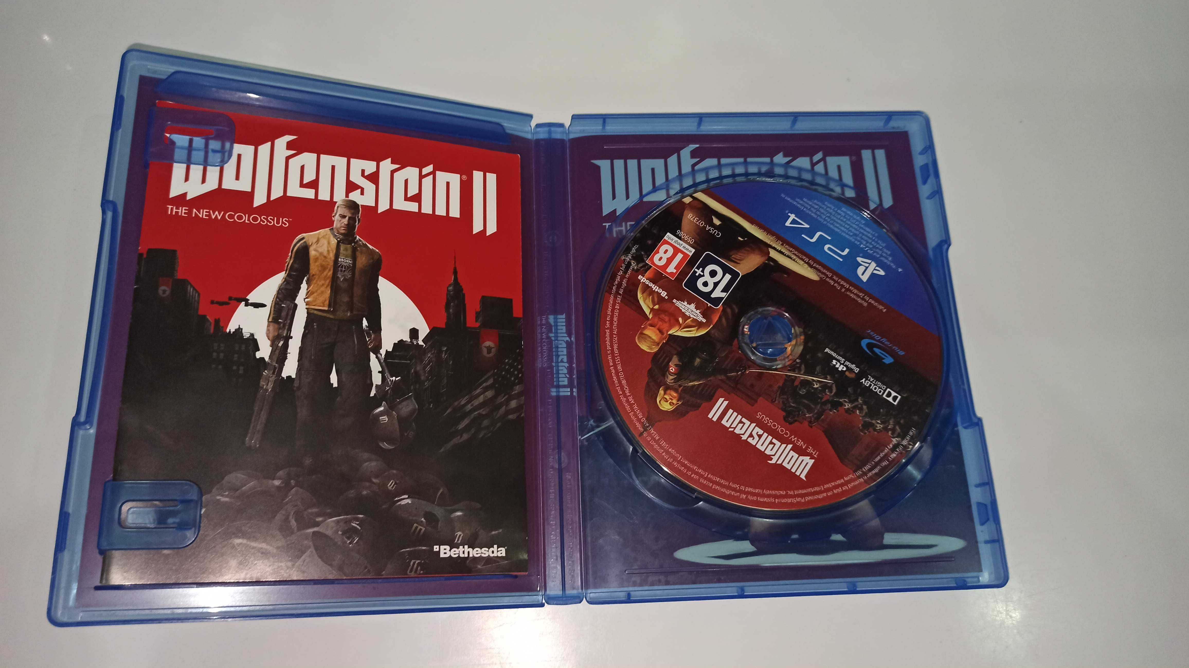 ps4 WOLFENSTEIN 2 THE NEW COLOSSUS po polsku II wojna światowa v1