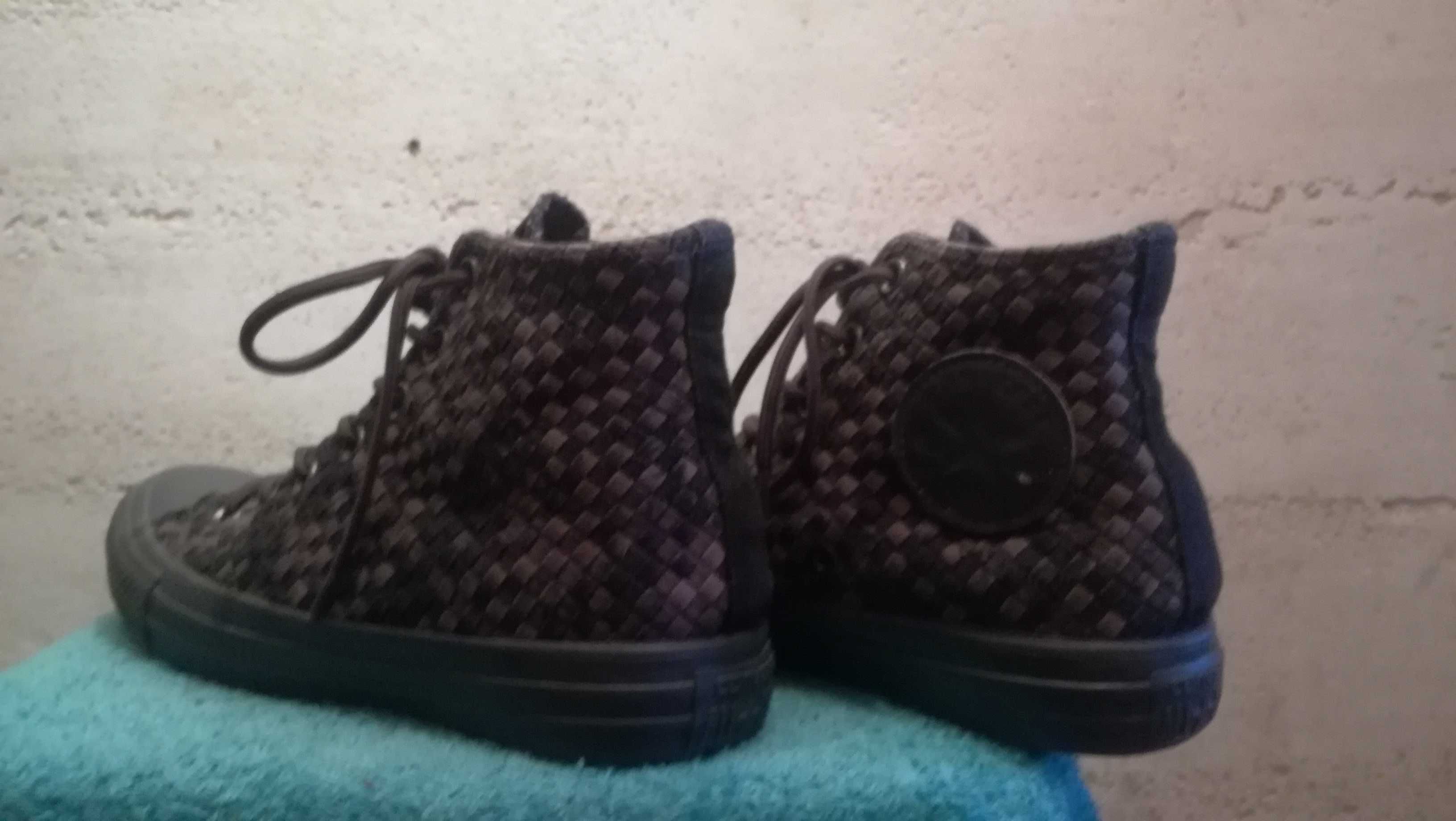 Trampki CONVERSE CT All Star BLACK GREY WEAVE HI TOP r.37 stan b.dobry